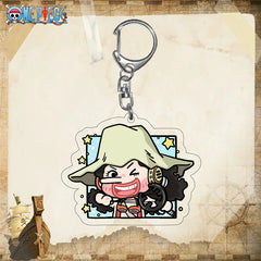 One Piece God Usopp Chibi Acrylic Keyring Keychain