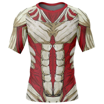 Jaeger Rashguard Attack On Titan Short Sleeve Compression
