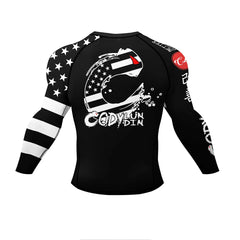 American Flag 'Stars and Stripes | Thin Blue Line' Long Sleeve 2 Piece Set
