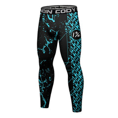 Tribal Compression 'The Geometry of Jiu Jitsu' Leggings Spats