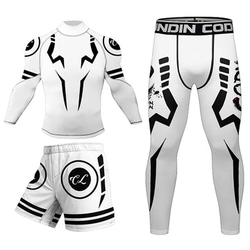 Premium Jujutsu Kaisen 3 Piece Long Sleeve Compression Set