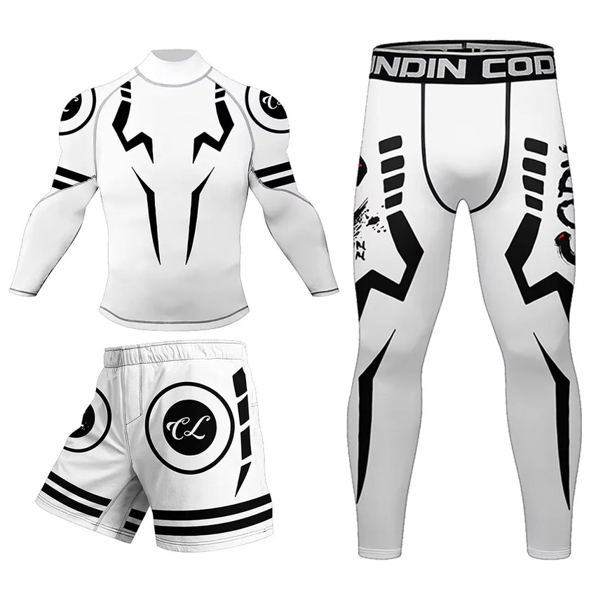 Jujutsu Kaisen Premium 3 Piece Long Sleeve Compression Set