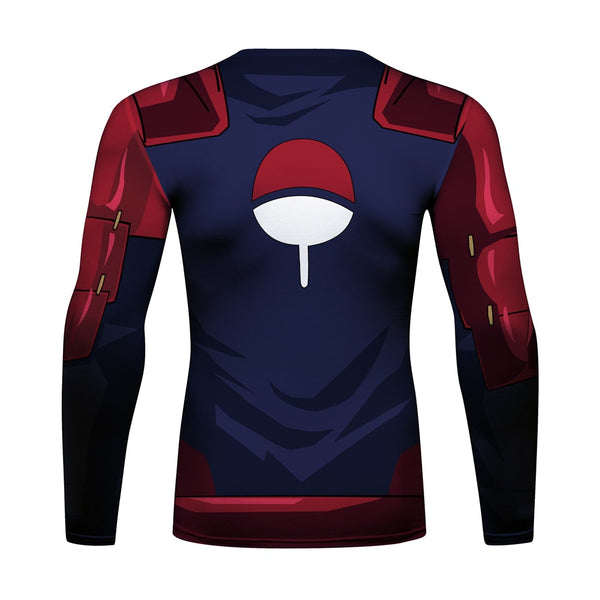 BJJ Rash Guard Naruto 'Madara' Elite Long Sleeve Compression Rash Guard