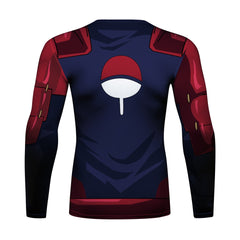 BJJ Rash Guard Naruto 'Madara' Elite Long Sleeve Compression Rash Guard
