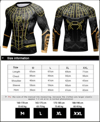 Spider Man Compression 'Spider-Man: Circuit Board Gi Chronicles #1' Long Sleeve Rashguard