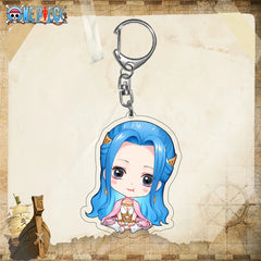 One Piece Nefertari Vivi Chibi Acrylic Keyring Keychain