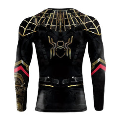 Spider Man 'Spider-Tech Quantum Core' Long Sleeve Compression Rashguard