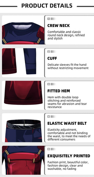 Kid's Naruto 'Madara' Elite Long Sleeve Compression Rash Guard