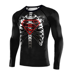 Superman 'In My Bones' Long Sleeve Compression Rashguard