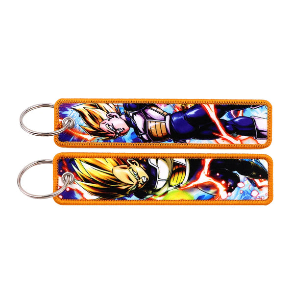 Dragon Ball Z 'Vegeta | Super Saiyan Form' Embroidery Keyring  Keychain