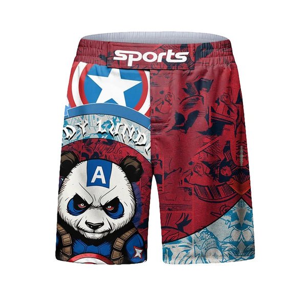 Panda Compression 'Captain Panda' Fight Shorts