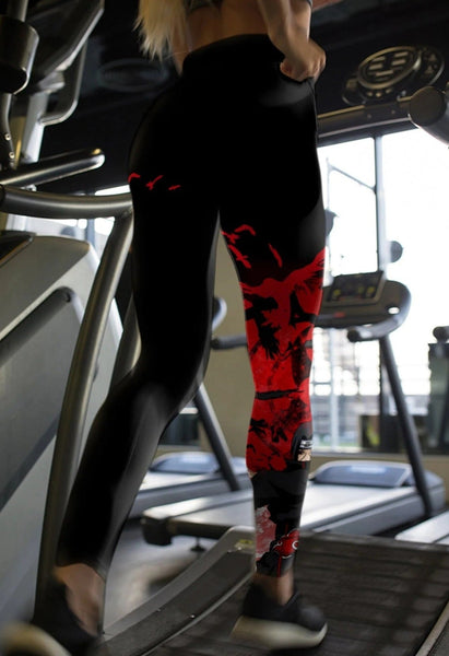 BJJ Rash Guard Women's Naruto 'Akatsuki | Itachi' Leggings Yoga Pants