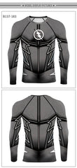 The Flash 'Zoom | Comic' Long Sleeve Compression Rashguard
