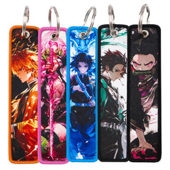 Demon Slayer ’Zenitsu' Embroidered Keyr' eychain