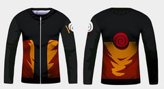 BJJ Rash Guard Kid's Naruto Elite Long Sleeve Compression Rash Guard