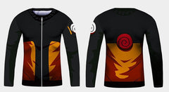 Kid's Naruto Elite Long Sleeve Compression Rash Guard