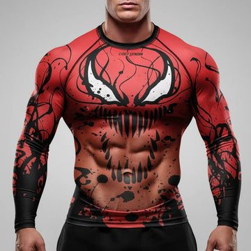 'Total Carnage' Spider-Man Long Sleeve Compression Rashguard