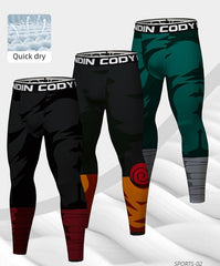 BJJ Rash Guard Naruto 'Madara' Elite Four Piece Compression Rash Guard Fight Set