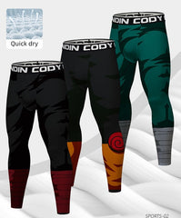 BJJ Rash Guard Naruto Elite Four Piece Compression Rash Guard Fight Set