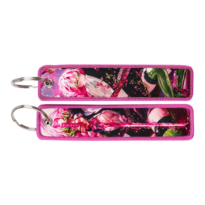 Demon Slayer ’Mitsuri' Embroidered Keyring Keychain