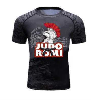 Warrior Judo Roma Elite Short Sleeve Compression Rashguard Warrior Judo Roma Elite Short Sleeve Compression Rashguard