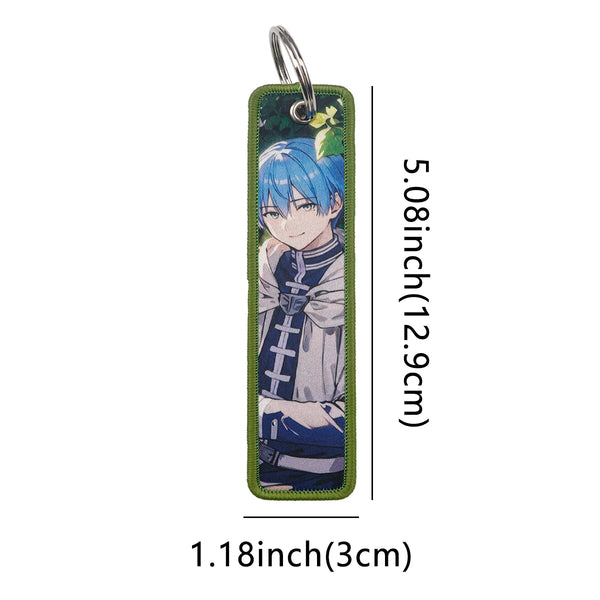 Frieren: Beyond Journey's End 'Himmel and Frieren' Embroidered Keyring Keychain