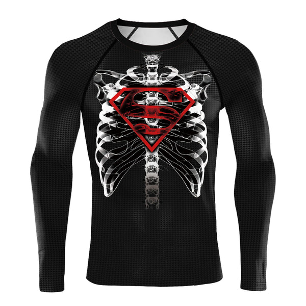 Superman 'In My Bones' Long Sleeve Compression Rashguard