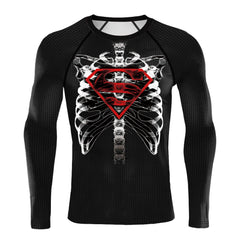 Superman 'In My Bones' Long Sleeve Compression Rashguard