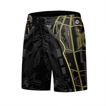 Fight Shorts Spider Man Spider-Man Circuit Board Gi Chronicles 1 Fight Shorts Spider Man