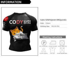 Cat 'Kimura' Elite Short Sleeve Compression Rashguard