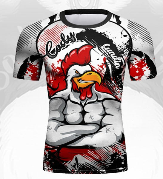 Kid's Rooster 'Broly' Elite Short Sleeve Rashguard