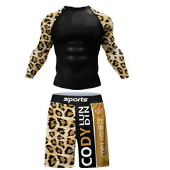 Warrior 'Leopard Print' Elite Compression Set