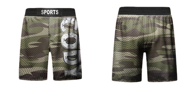 Kid's Jungle Camouflage Elite Fight Shorts