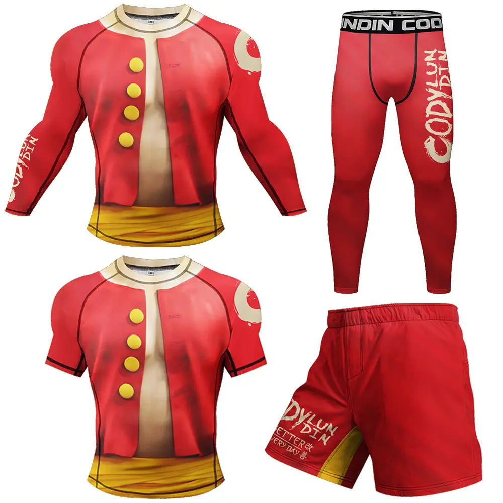 One Piece 'Luffy | Pirate King' Fight Shorts
