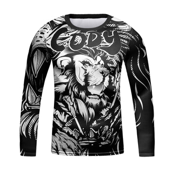 King of the Pride Lion Elite Long Sleeve Rashguard Kid's