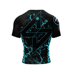 Tribal Compression 'The Geometry of Jiu Jitsu' Short Sleeve Rashguard