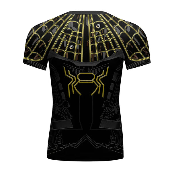 Spider Man Compression 'Spider-Man: Circuit Board Gi Chronicles #1' Short Sleeve Rashguard