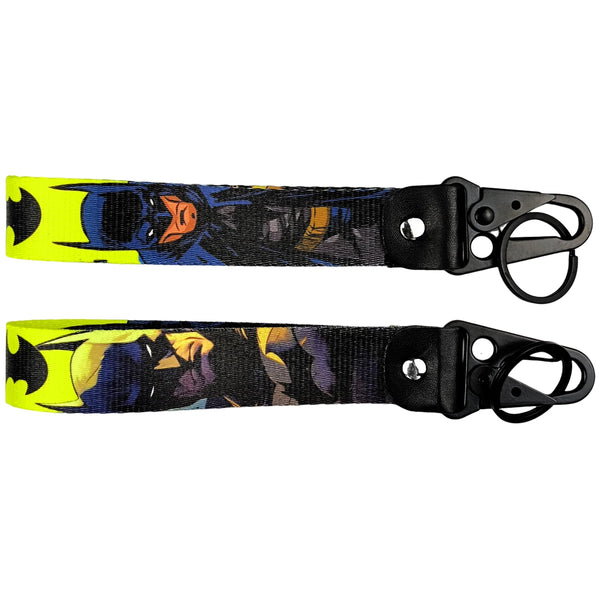 Batman Wrist Lanyard Keyring Clip Keychain