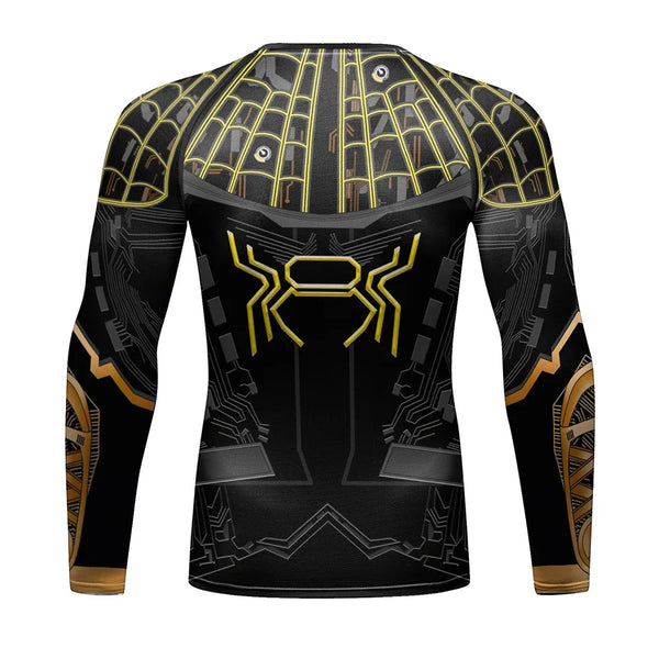 Spider Man Compression 'Spider-Man: Circuit Board Gi Chronicles #1' Long Sleeve Rashguard