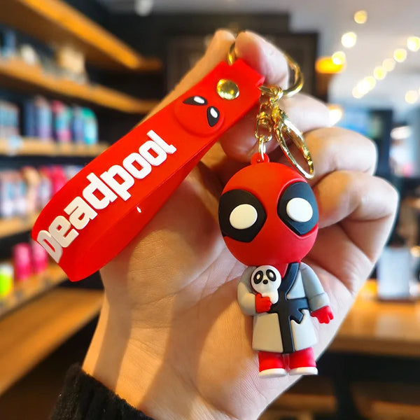 Deadpool & Wolverine 'Deadpool Yukata' 3d Rubber Keyring Keychain