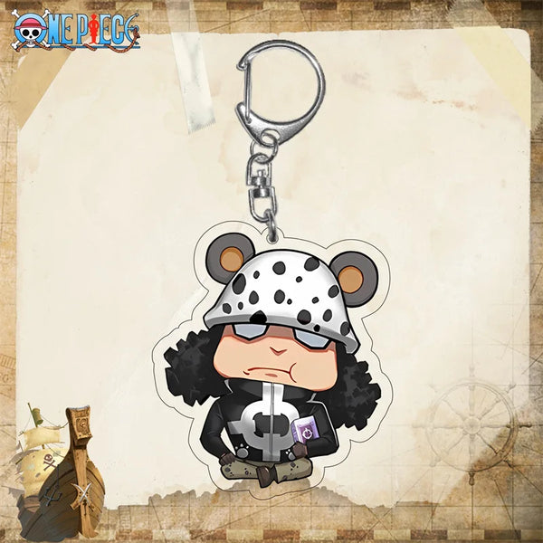 One Piece Trafalgar Chibi Acrylic Keyring Keychain