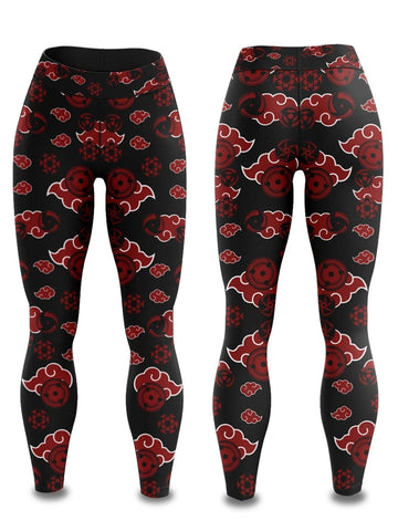 Naruto Akatsuki Sharingan Women's Leggings Yoga Pants Naruto Akatsuki Sharingan Women's Leggings Yoga Pants