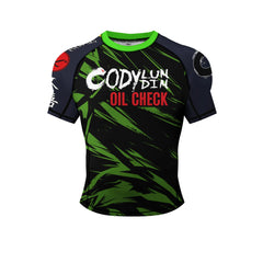 Oil Check: Lubed for Battle, Ready to Roll 4 Piece Compression Rashguard Set