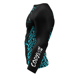 Tribal Compression 'The Geometry of Jiu Jitsu' Long Sleeve 3 Piece Set