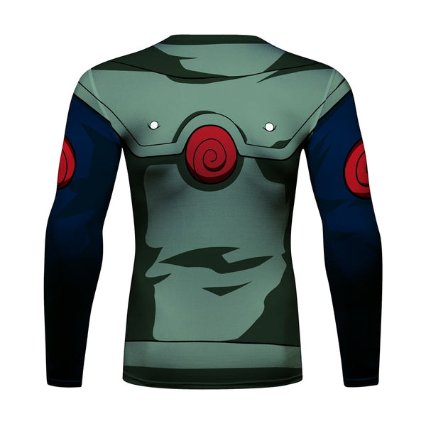 BJJ Rash Guard Naruto 'Kakashi' Elite Long Sleeve Compression Rash Guard