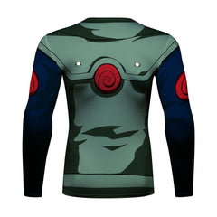 BJJ Rash Guard Naruto 'Kakashi' Elite Long Sleeve Compression Rash Guard