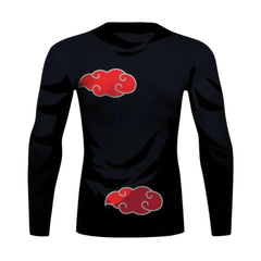 Naruto 'Akatsuki' Elite Long Sleeve Compression Rash Guard