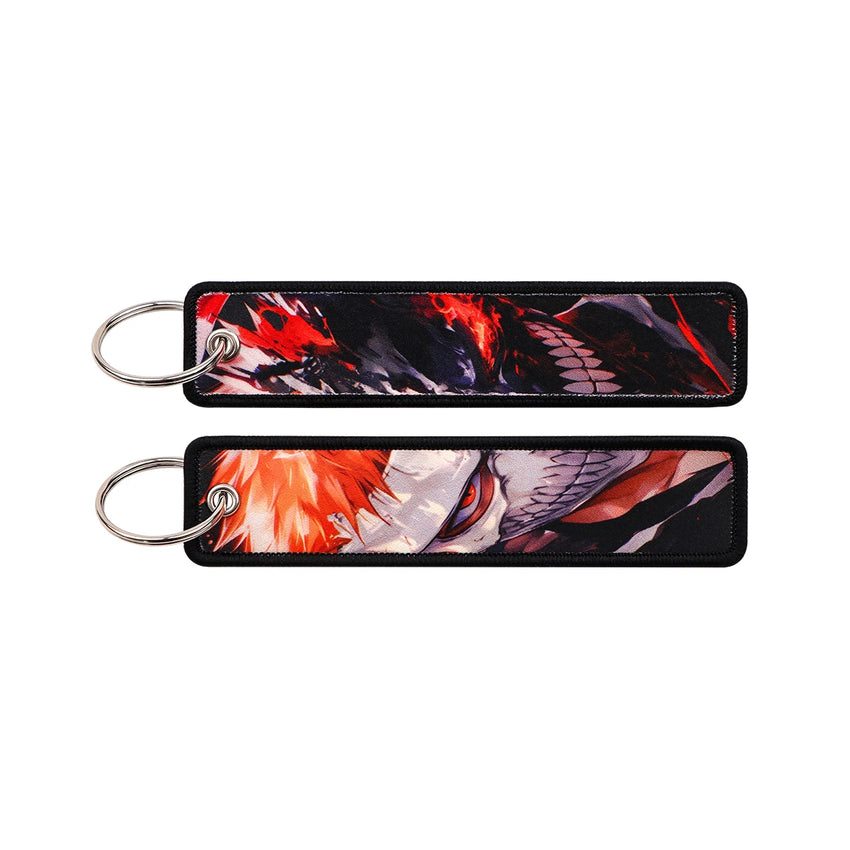 Bleach 'Kurosaki Ichigo' Embroidered Keyring Keychain