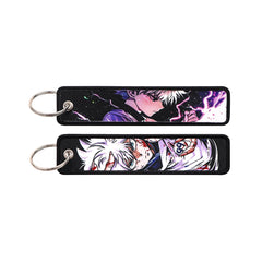 Hunter x Hunter 'Killua Zoldyck' Embroidered Keyring Keychain