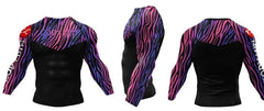 Tribal 'Lavender Haze' Elite Long Sleeve Compression Rashguard